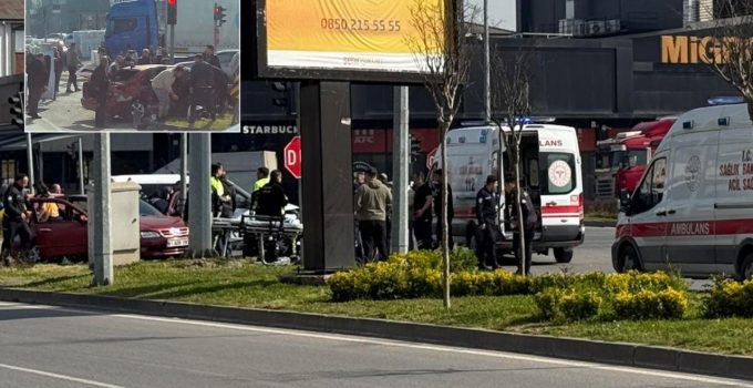 Olimpiyat Kavşağı’nda Kaza: 1 Kişi Yaralandı