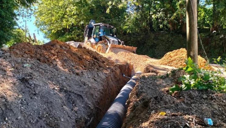 Çamlı Köyü’nde Asfalt Öncesi Altyapı Çalışması Tamamlandı