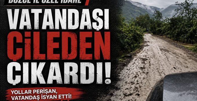 Düzce İl Özel İdaresi Vatandaşı Çileden Çıkardı: “Ben Böyle Kepazelik Görmedim!”