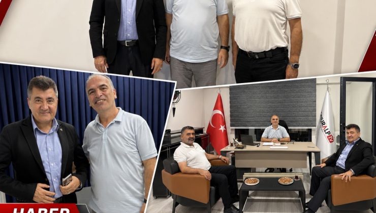 CHP’Lİ KARABULUT VE PEKGÖZ’DEN KONURALP TV’YE HAYIRLI OLSUN ZİYARETİ